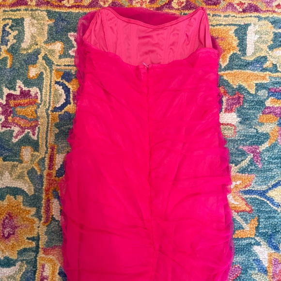 Pink Ruffle Dress - Picture 2 of 3